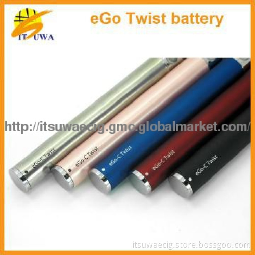 ego twist with different colors electronic cigarette wholesale